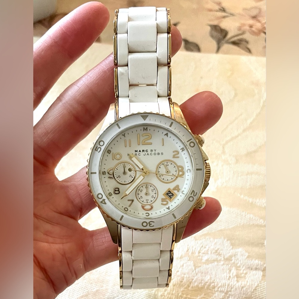 Marc by Marc Jacobs white watch